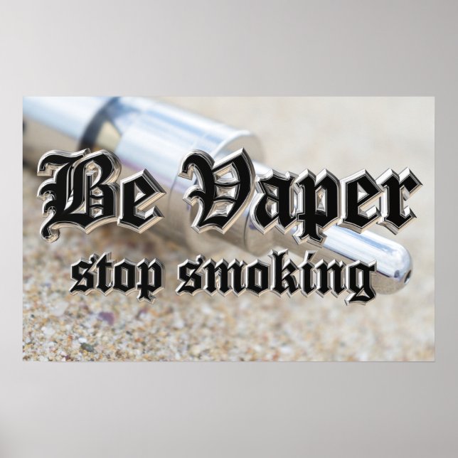 Poster Be vaper (Devant)