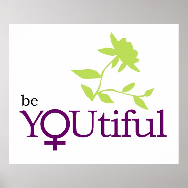 Poster Be YOUtiful (Devant)