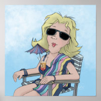 Poster Beach Babe