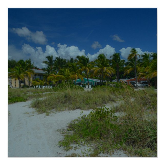Poster Beach Bliss Tropical Paradise Photographie du pays (Devant)