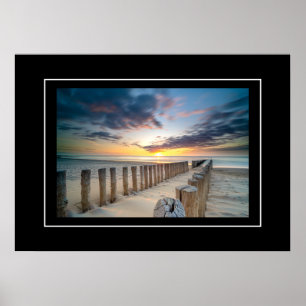 Poster Beach Scene
