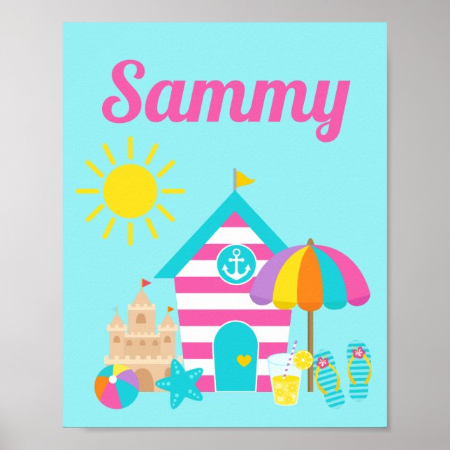 Poster Beach Summer (Devant)