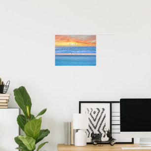 Poster Beach Sunrise