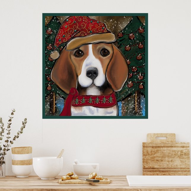 Poster Beagle (Cuisine)