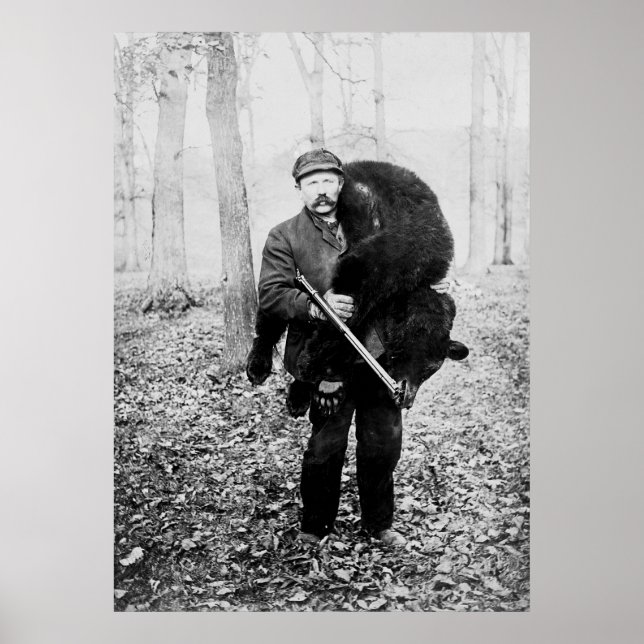 Poster Bear Hunter, 1909 (Devant)
