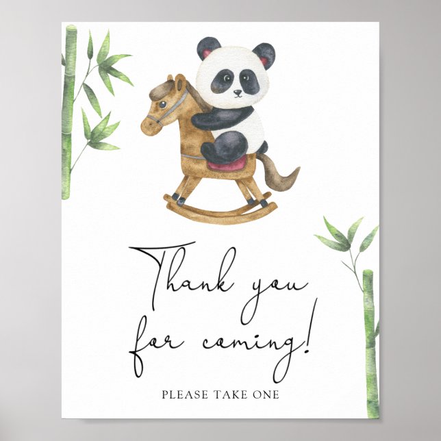 Poster Bear Panda - Merci pour l'affiche à venir (Devant)