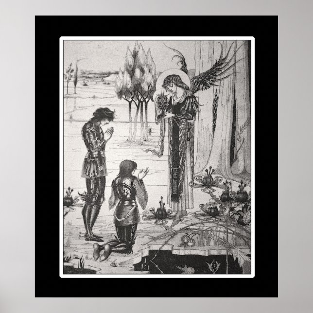 Poster Beardsley King Arthur (Devant)