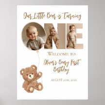 Beary Premier anniversaire Petit ours Bear Photo B
