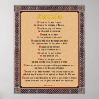 Poster Béatitudes