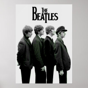 Poster beatles, rock classique, groupe vintage, musique b