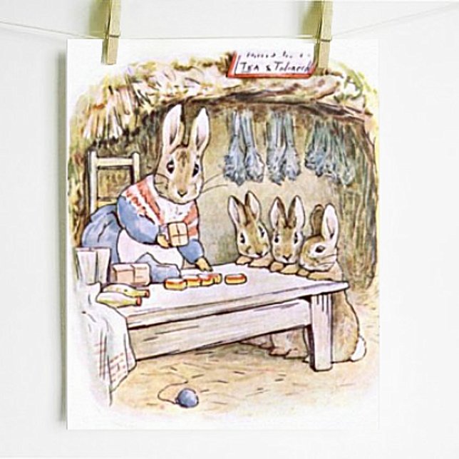 Poster Beatrix Potter Le Conte de Benjamin Lapin Pierre (Créateur téléchargé)