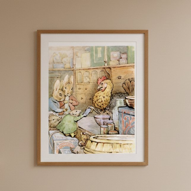 Poster Beatrix Potter Le conte du gingembre et des chaton (Créateur téléchargé)