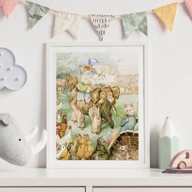 Poster Beatrix Potter The Fairy Caravan Nursery Print (Créateur téléchargé)
