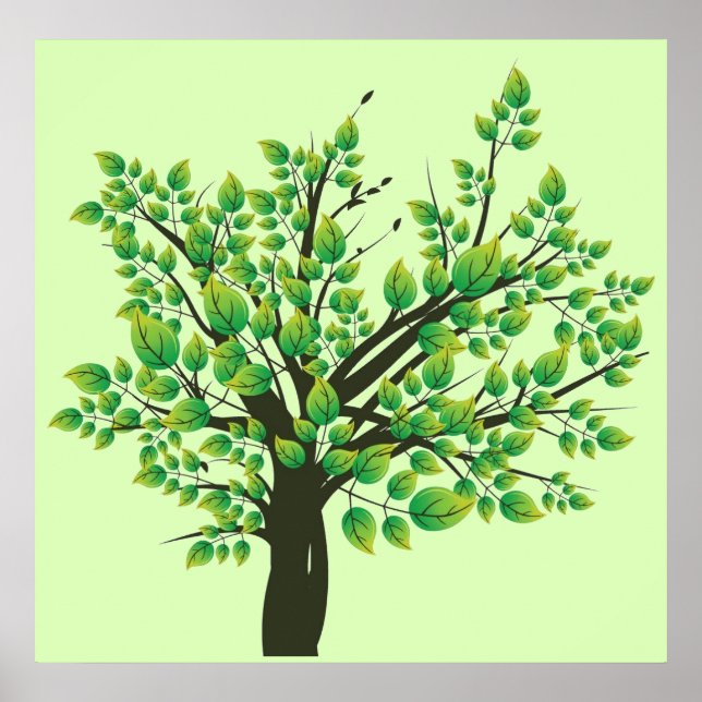 Poster Beau Arbre (Devant)