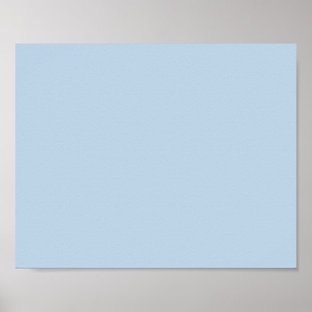 Poster Beau bleu (couleur solide) (Devant)