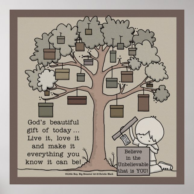 Poster Beau cadeau (Devant)