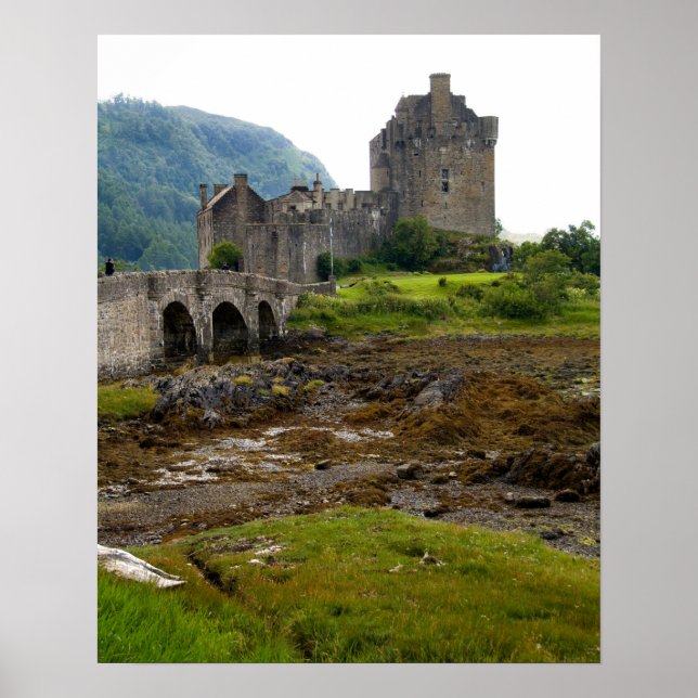 Poster Beau château Eileen Donan à Western Dornie 2 (Devant)