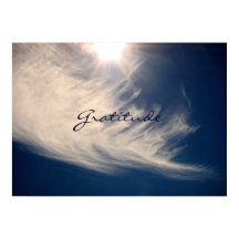 Beau Ciel & Gratitude Inspirer Personnalisé