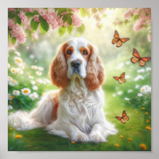 Poster beau Clumber Spaniel