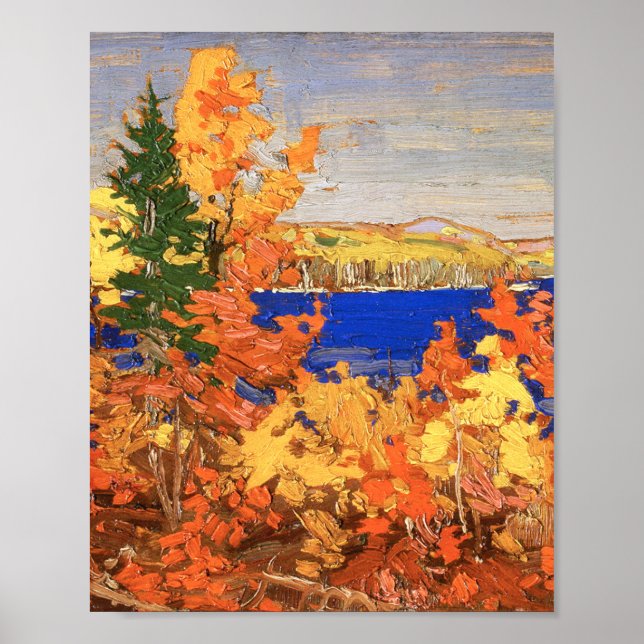 Poster Beau feuillage d'automne de l'art canadien Tom Tho (Devant)