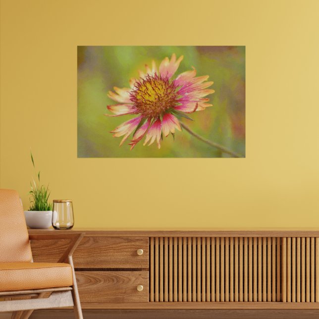 Poster Beau Fleur sauvage Firewheel Art (Salon 2)