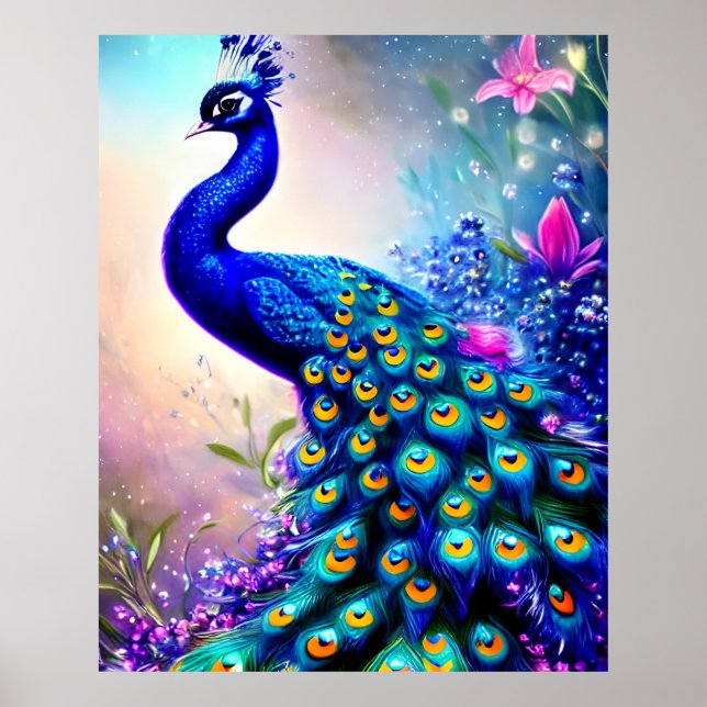 Poster Beau Imaginaire Peacock (Devant)