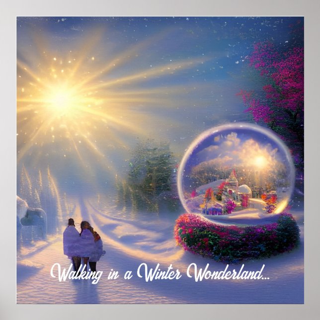 Poster Beau Imaginaire Snow Globe Holiday (Devant)