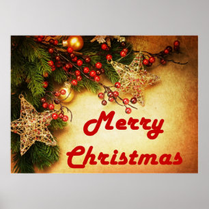 Poster Beau Joyeux Noël