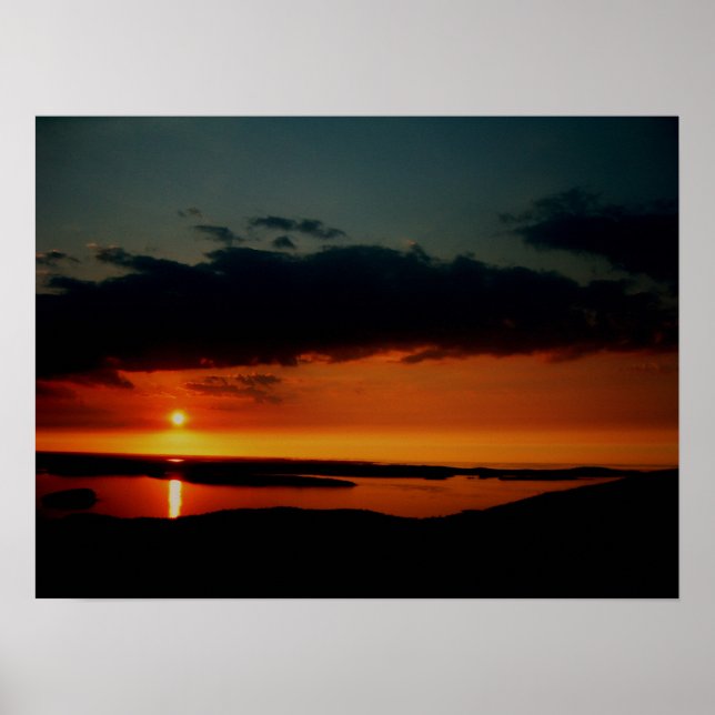 Poster Beau lever de soleil (Devant)