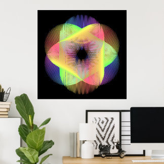 Poster Beau motif géométrique hikari22