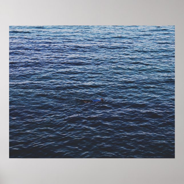 Poster Beau océan (Devant)