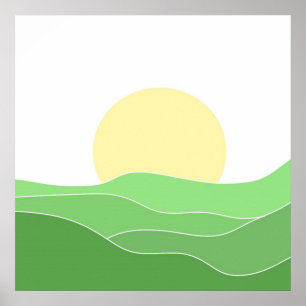 Poster beau paysage