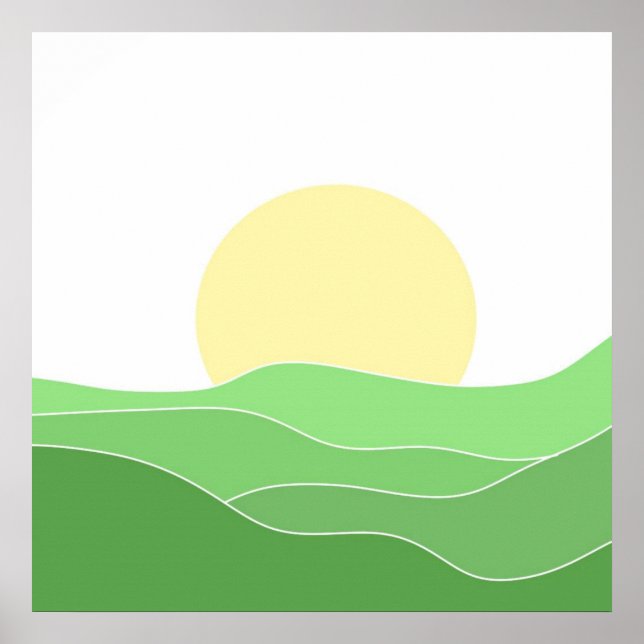 Poster beau paysage (Devant)