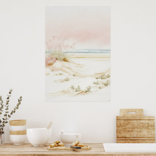 Poster Beau paysage pastel