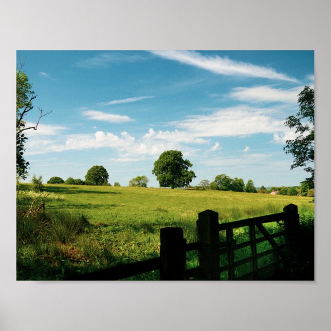 Poster Beau paysage rural (Devant)