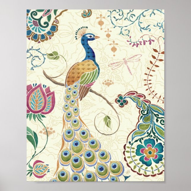 Poster Beau Peacock (Devant)
