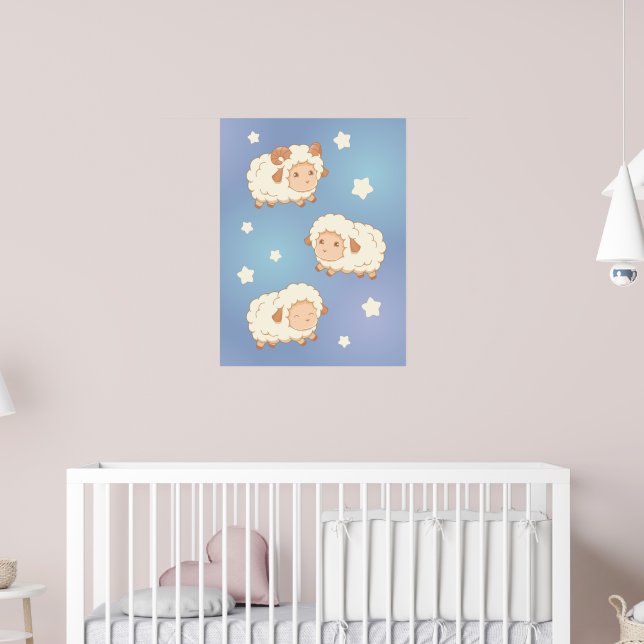 Poster Beau Petit Bélier (Pépinière 2)