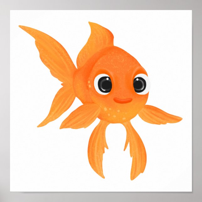 Poster Beau poisson rouge (Devant)