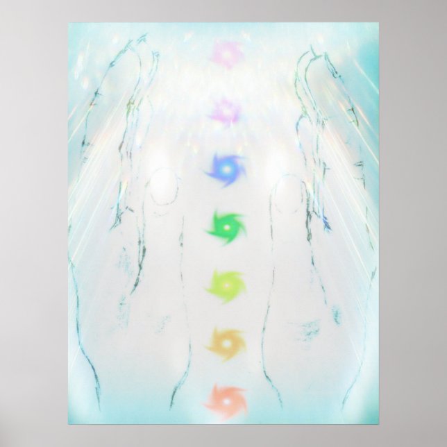 Poster Beau Reiki Design de guérison (Devant)