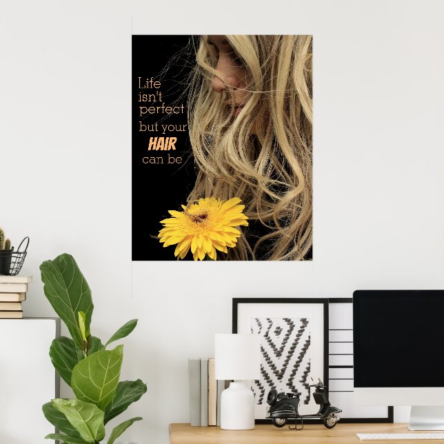 Poster Beau salon de coiffure pour femmes (Bureau à domicile)