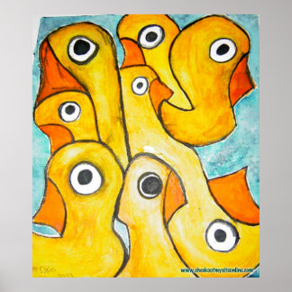 Poster Beaucoup de canards