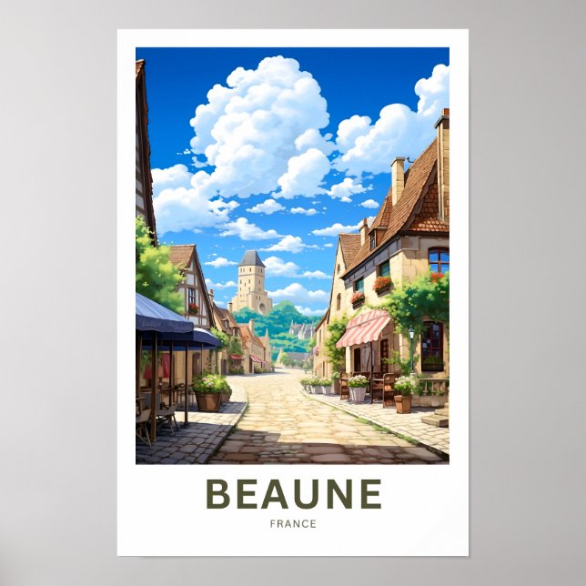 Poster Beaune France Imprimer (Devant)