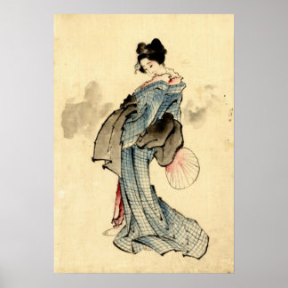 Poster Beauté avec ventilateur 1840