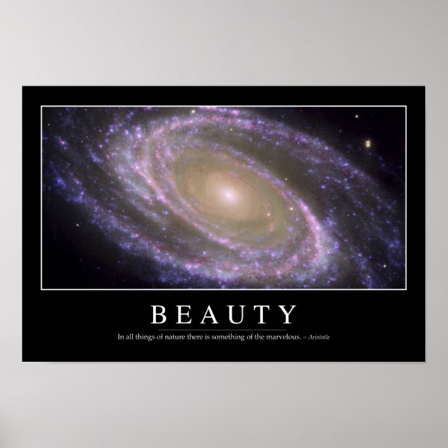 Poster Beauté : Citation inspirante 2 (Devant)