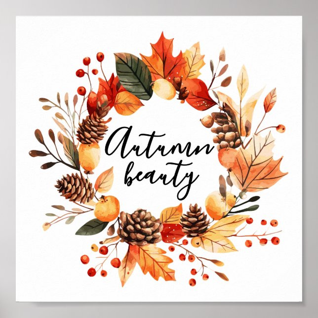 Poster Beauté d'automne (Devant)