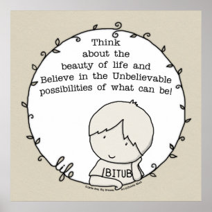 Poster Beauté de la vie