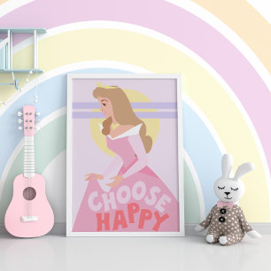 Poster Beauté dormante - Choisissez Happy Inspirational