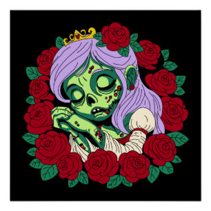 Poster Beauté du sommeil de Zombie