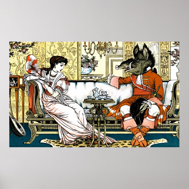 Poster Beauté et beauté Art Nouveau (Devant)