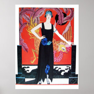 POSTER BEAUTÉ ET PHÉNIX, STYLISTE CRÉATEUR DE MODE ARTIST